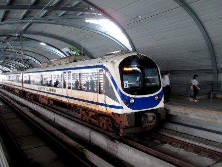 Phaya Thai Station Bangkok Airport Link Trains to BKK