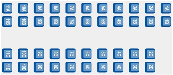 27++ Ets train platinum seat layout