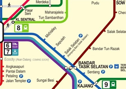 kl sentral to serdang