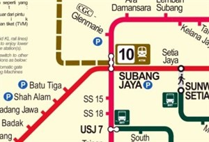 Shah Alam to Batu Tiga (Batu 3) KTM Komuter Schedule (Jadual) Fare